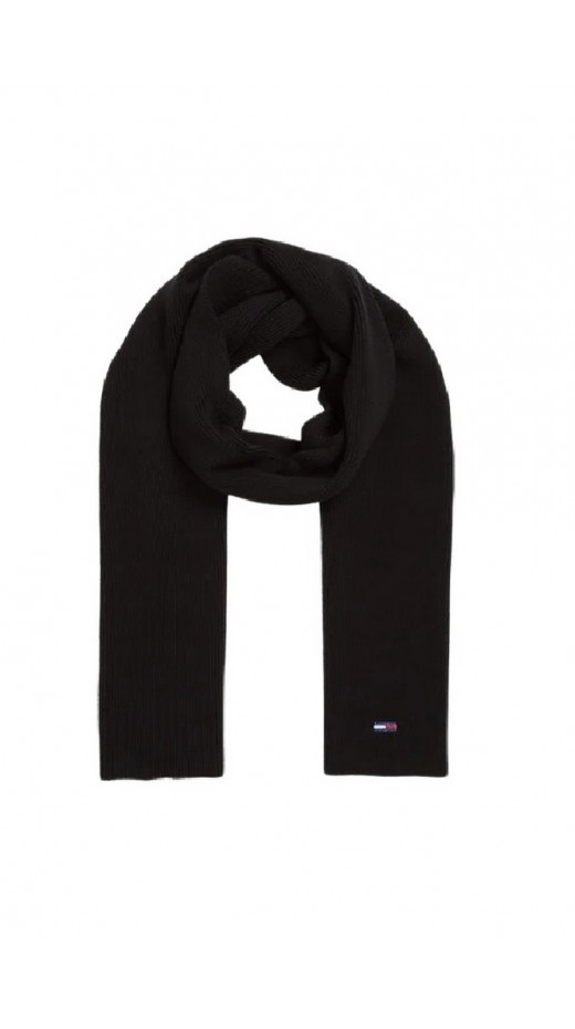 TOMMY HILFIGER TJW FLAG SCARF ΚΑΣΚΟΛ ΓΥΝΑΙΚΕΙΟ BLACK