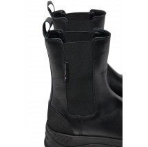 TOMMY JEANS CHELSEA FLATFORM BOOT ΜΠΟΤΑ ΓΥΝΑΙΚΕΙΑ BLACK