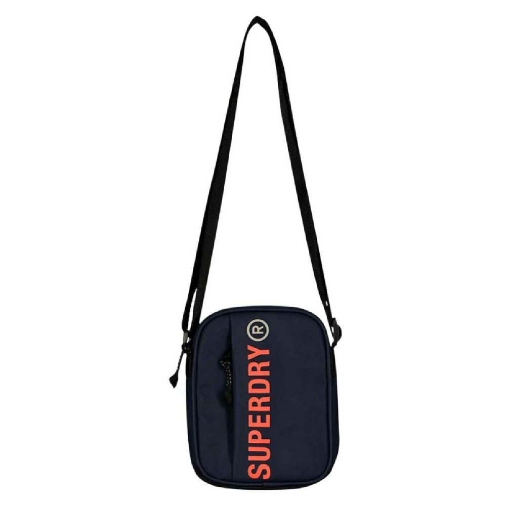 SUPERDRY D1 SDNA TARP CROSS BODY BAG ΤΣΑΝΤΑ ΑΝΔΡΙΚΗ NAVY