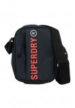 SUPERDRY D1 SDNA TARP CROSS BODY BAG ΤΣΑΝΤΑ ΑΝΔΡΙΚΗ NAVY