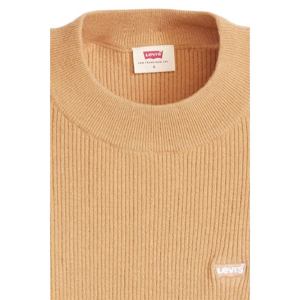 LEVIS RIB CREW SWEATER A07190022 ΜΠΛΟΥΖΑ ΓΥΝΑΙΚΕΙΑ TAN