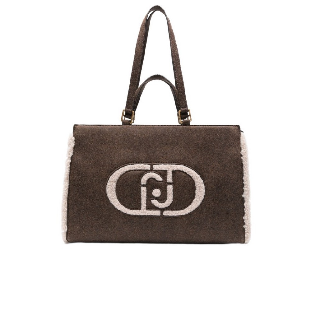 LIU JO RUBINO MIN OF 2 L TOTE AF4245E0116 ΤΣΑΝΤΑ ΓΥΝΑΙΚΕΙΑ BROWN