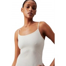 CALVIN KLEIN JEANS SCULPTED SWEATER DRESS ΦΟΡΕΜΑ ΓΥΝΑΙΚΕΙΟ IVORY