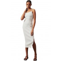 CALVIN KLEIN JEANS SCULPTED SWEATER DRESS ΦΟΡΕΜΑ ΓΥΝΑΙΚΕΙΟ IVORY