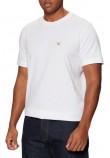 CALVIN KLEIN JEANS WOVEN LABEL REGULAR TEE T-SHIRT ΜΠΛΟΥΖΑ ΑΝΔΡΙΚΗ BRIGHT WHITE