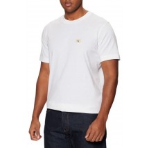 CALVIN KLEIN JEANS WOVEN LABEL REGULAR TEE T-SHIRT ΜΠΛΟΥΖΑ ΑΝΔΡΙΚΗ BRIGHT WHITE