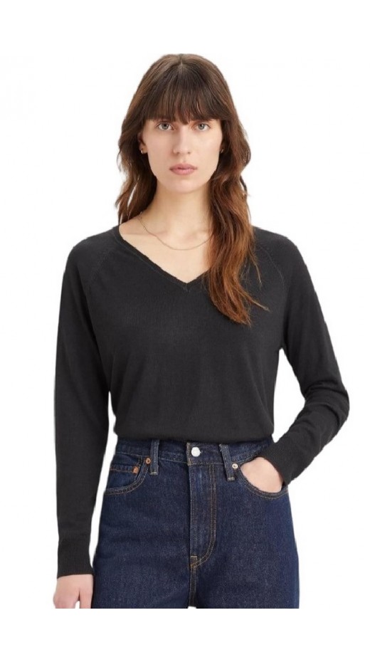 LEVI'S PETAL VNECK SWEATER A85020001 ΜΠΛΟΥΖΑ ΓΥΝΑΙΚΕΙΑ BLACK