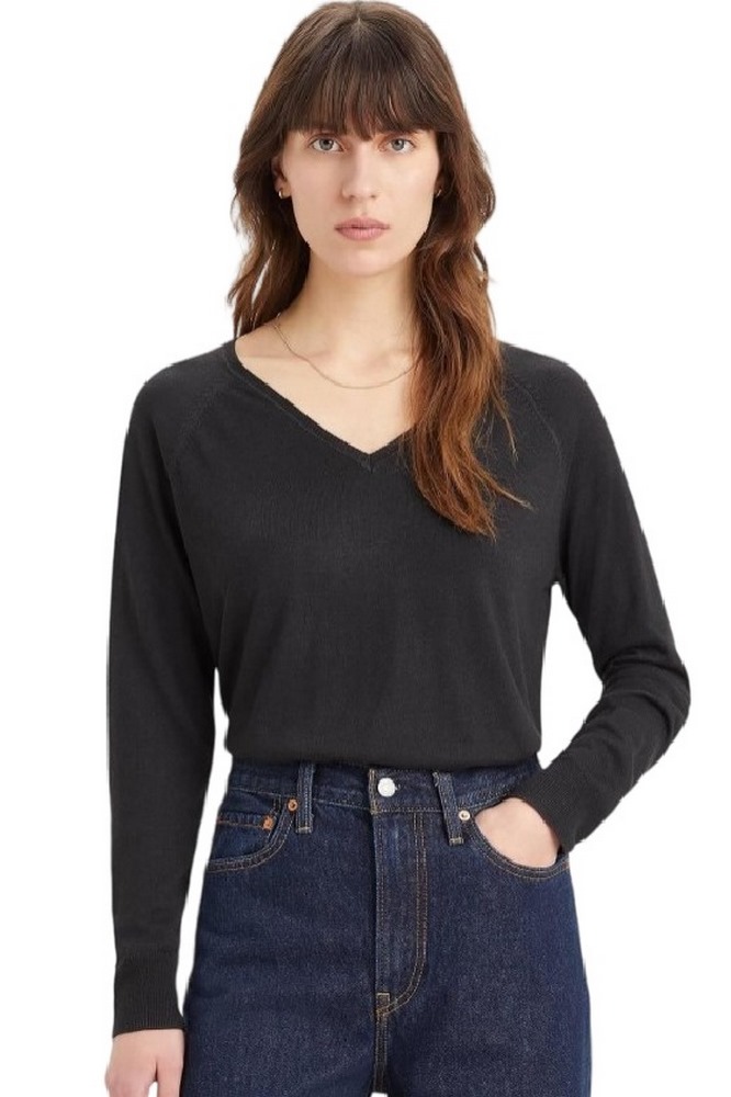 LEVIS PETAL VNECK SWEATER A85020001 ΜΠΛΟΥΖΑ ΓΥΝΑΙΚΕΙΑ BLACK