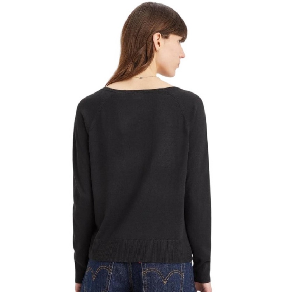 LEVIS PETAL VNECK SWEATER A85020001 ΜΠΛΟΥΖΑ ΓΥΝΑΙΚΕΙΑ BLACK