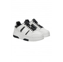 TOMMY JEANS THE BROOKLYN FLATFORM ΠΑΠΟΥΤΣΙ ΓΥΝΑΙΚΕΙΟ WHITE/BLACK