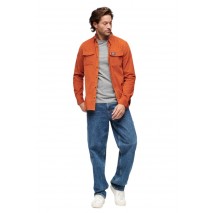 D2 OVIN CORDUROY WORKWEAR SHIRT ΠΟΥΚΑΜΙΣΟ ΑΝΔΡΙΚΟ ORANGE