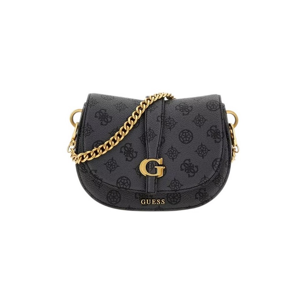 GUESS KUBA MINI CROSSBODY FLAP ΤΣΑΝΤΑ ΓΥΝΑΙΚΕΙΑ GREY