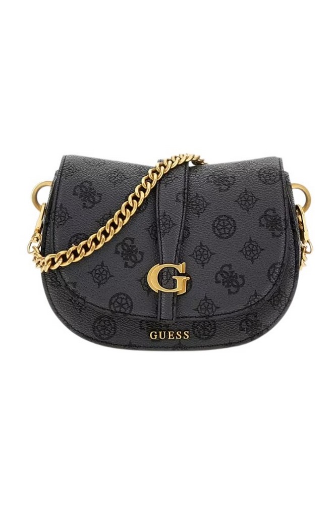 GUESS KUBA MINI CROSSBODY FLAP ΤΣΑΝΤΑ ΓΥΝΑΙΚΕΙΑ GREY