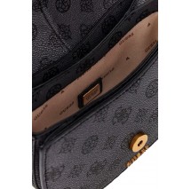 GUESS KUBA MINI CROSSBODY FLAP ΤΣΑΝΤΑ ΓΥΝΑΙΚΕΙΑ GREY