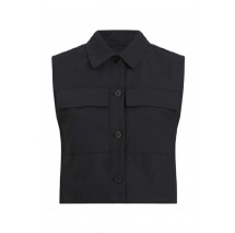 CALVIN KLEIN JEANS KNIT VEST ΓΙΛΕΚΟ ΓΥΝΑΙΚΕΙΟ BLACK