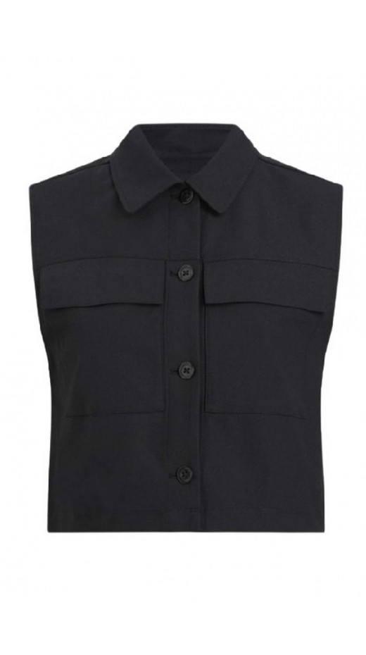 CALVIN KLEIN JEANS KNIT VEST ΓΙΛΕΚΟ ΓΥΝΑΙΚΕΙΟ BLACK