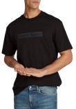 CALVIN KLEIN JEANS EMBROIDERED BOX TEE ΜΠΛΟΥΖΑ ΑΝΔΡΙΚΗ BLACK