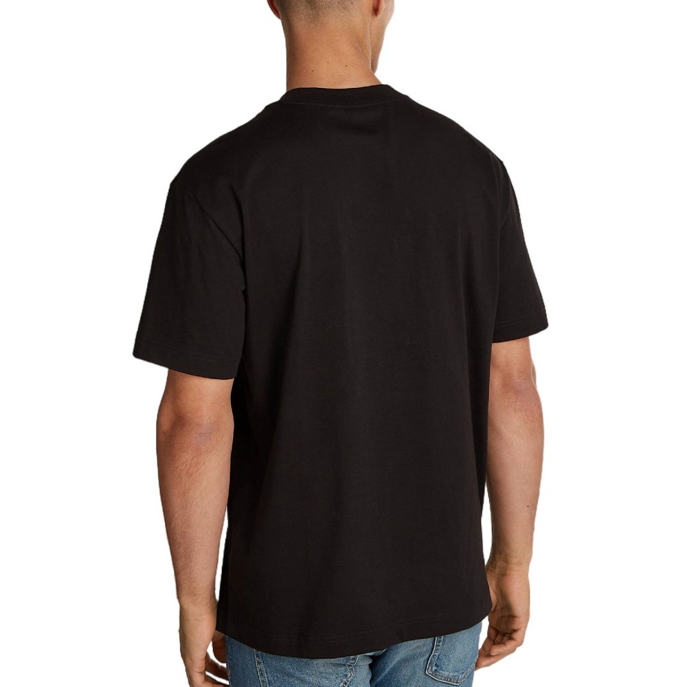 CALVIN KLEIN JEANS EMBROIDERED BOX TEE ΜΠΛΟΥΖΑ ΑΝΔΡΙΚΗ BLACK