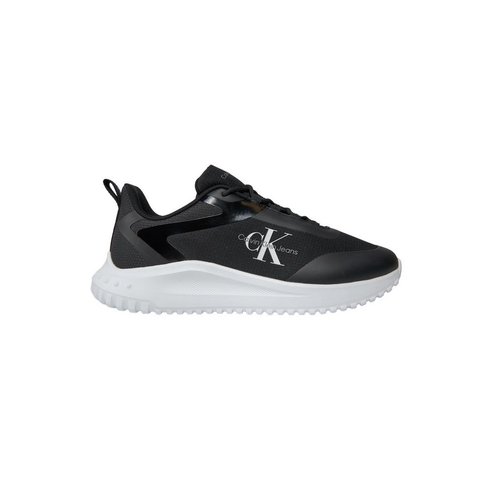 CALVIN KLEIN JEANS EVA RUNNER LOW LACE ML MIX ΠΑΠΟΥΤΣΙ ΑΝΔΡΙΚΟ BLACK/WHITE