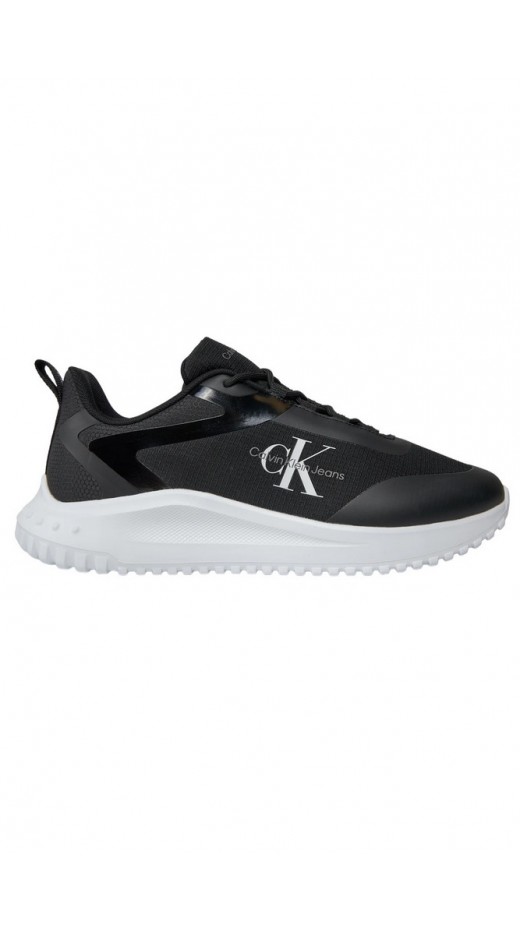 CALVIN KLEIN JEANS EVA RUNNER LOW LACE ML MIX ΠΑΠΟΥΤΣΙ ΑΝΔΡΙΚΟ BLACK/WHITE