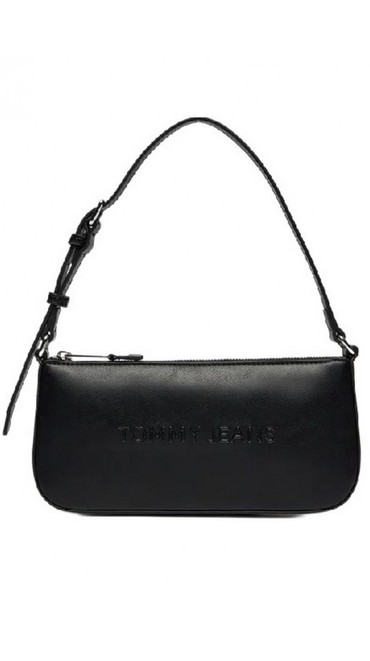 TOMMY JEANS ESS MUST SHOULDER BAG ΤΣΑΝΤΑ ΓΥΝΑΙΚΕΙΑ BLACK