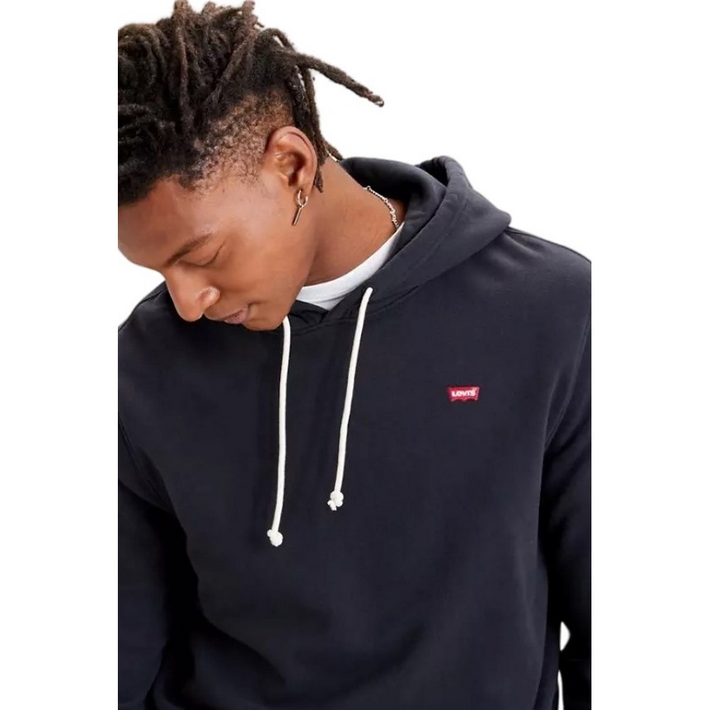 LEVIS THE ORIGINAL HM HOODIE 345810001 ΜΠΛΟΥΖΑ ΦΟΥΤΕΡ ΑΝΔΡΙΚΗ BLACK