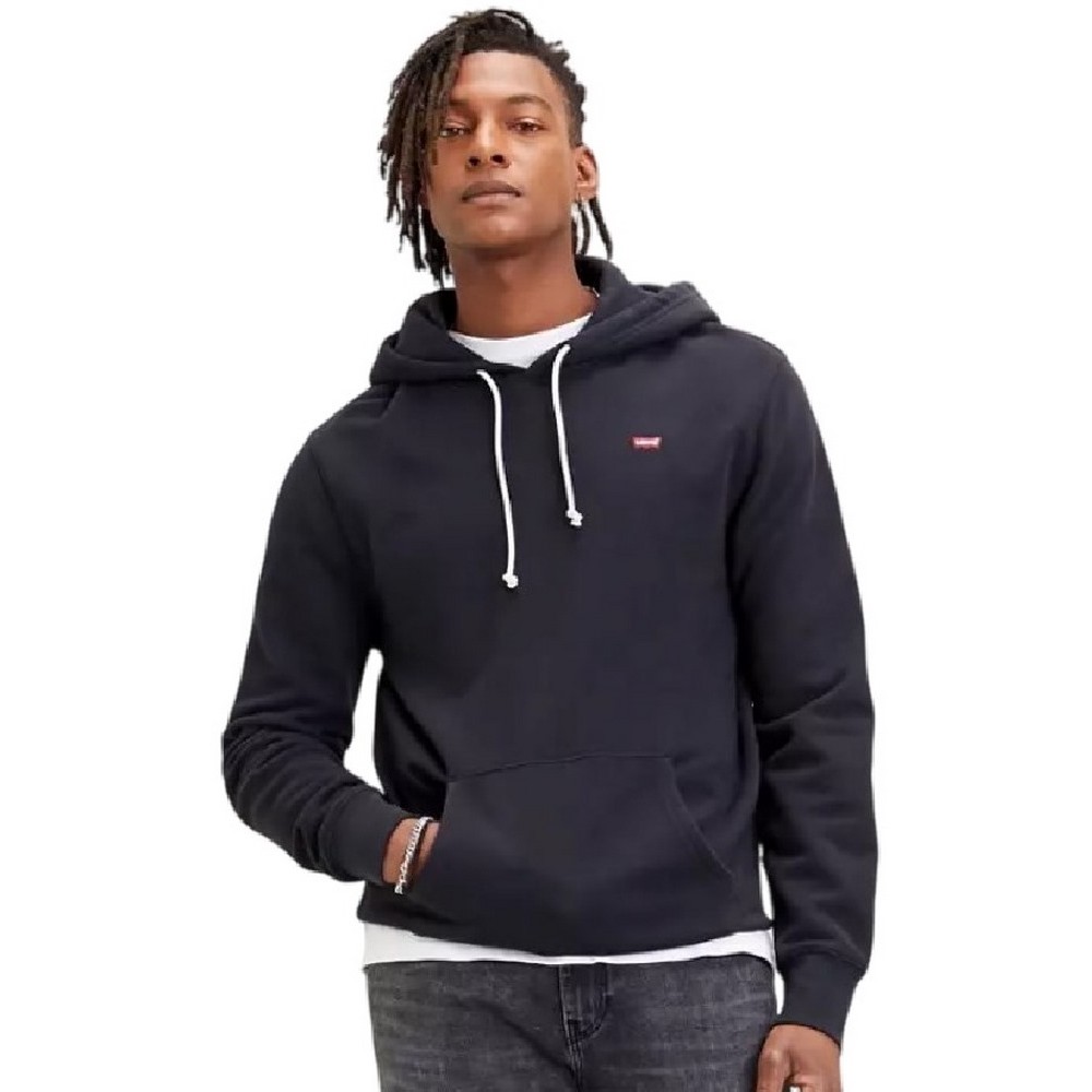 LEVIS THE ORIGINAL HM HOODIE 345810001 ΜΠΛΟΥΖΑ ΦΟΥΤΕΡ ΑΝΔΡΙΚΗ BLACK