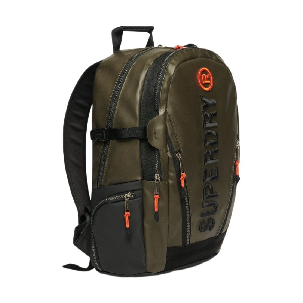 SUPERDRY D1 SDNA TARP EMB RUCKSACK ΤΣΑΝΤΑ UNISEX OLIVE