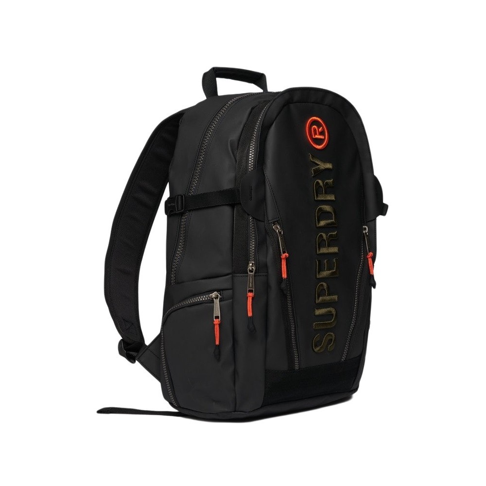 SUPERDRY D1 SDNA TARP EMB RUCKSACK ΤΣΑΝΤΑ UNISEX BLACK