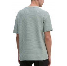 CALVIN KLEIN JEANS CITY GRID SS TEE T-SHIRT ΜΠΛΟΥΖΑ ΑΝΔΡΙΚΗ SLATE GRAY