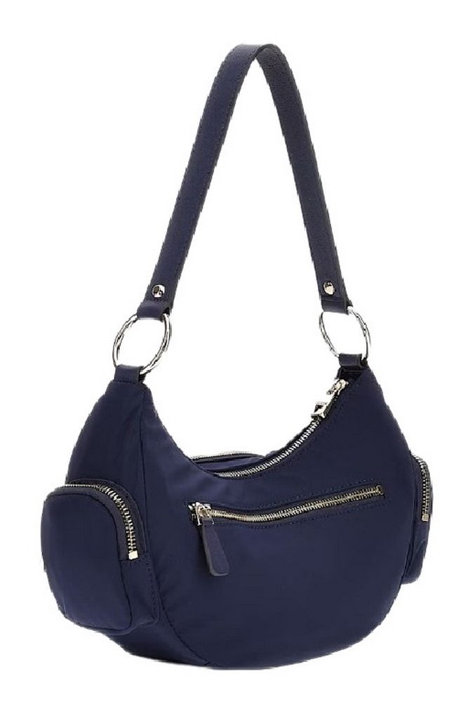 GUESS ECO GEMMA SHOULDER BAG ΤΣΑΝΤΑ ΓΥΝΑΙΚΕΙΑ NAVY