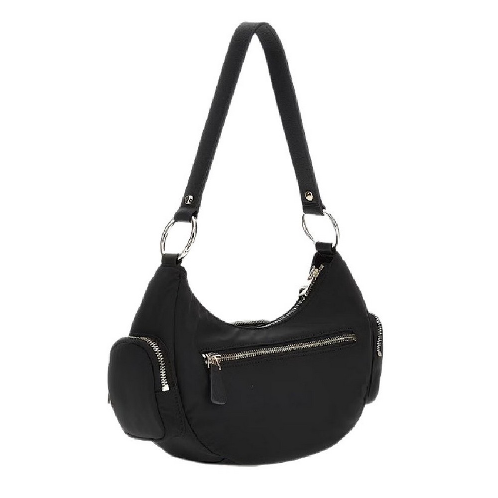 GUESS ECO GEMMA SHOULDER BAG ΤΣΑΝΤΑ ΓΥΝΑΙΚΕΙΑ BLACK