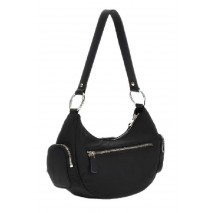 GUESS ECO GEMMA SHOULDER BAG ΤΣΑΝΤΑ ΓΥΝΑΙΚΕΙΑ BLACK