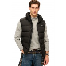 SUPERDRY D2 SDCD SPORTS PUFFER GILET ΓΙΛΕΚΟ  ΜΠΟΥΦΑΝ ΑΝΔΡΙΚΟ BLACK