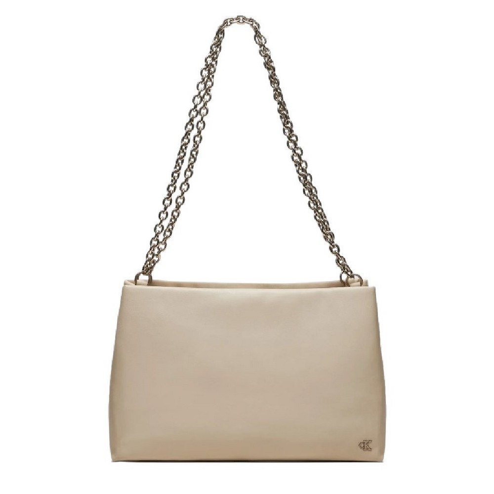 CALVIN KLEIN MICRO MONO TOTE PU ΤΣΑΝΤΑ ΓΥΝΑΙΚΕΙΑ EGGSHELL