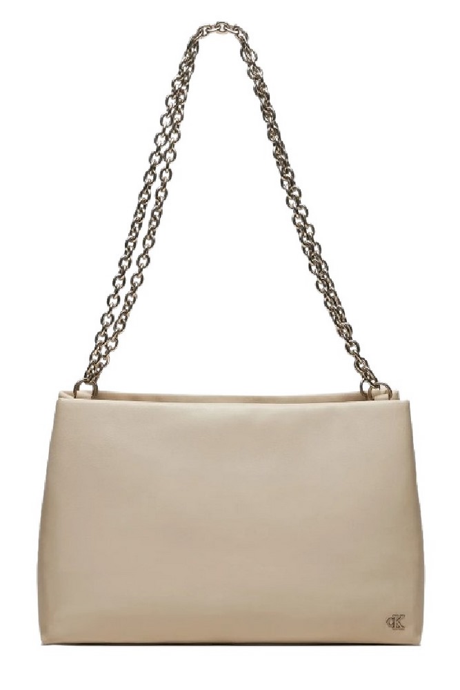 CALVIN KLEIN MICRO MONO TOTE PU ΤΣΑΝΤΑ ΓΥΝΑΙΚΕΙΑ EGGSHELL