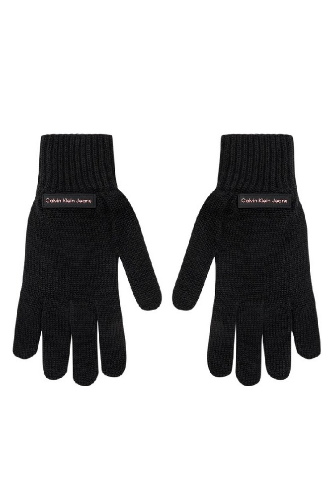 CALVIN KLEIN JEANS INST PATCH GLOVES ΓΑΝΤΙΑ ΓΥΝΑΙΚΕΙΑ BLACK