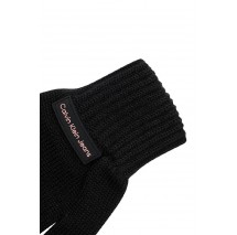 CALVIN KLEIN JEANS INST PATCH GLOVES ΓΑΝΤΙΑ ΓΥΝΑΙΚΕΙΑ BLACK