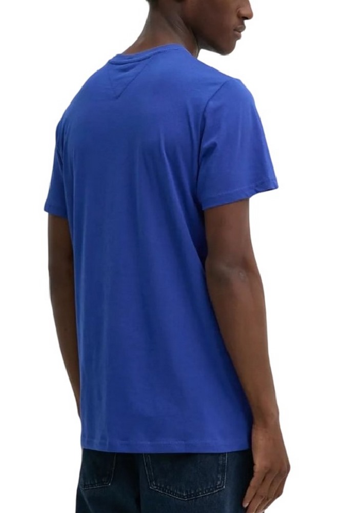 TOMMY JEANS  SLIM LINEAR CHEST TEE EXT T-SHIRT ΜΠΛΟΥΖΑ ΑΝΔΡΙΚΗ BLUE