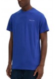 TOMMY JEANS  SLIM LINEAR CHEST TEE EXT T-SHIRT ΜΠΛΟΥΖΑ ΑΝΔΡΙΚΗ BLUE