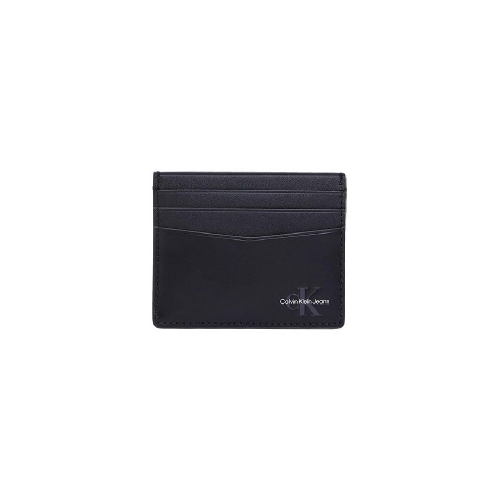 CALVIN KLEIN JEANS MONOGRAM SOFT CARDCASE 6CC ΠΟΡΤΟΦΟΛΙ ΓΙΑ ΚΑΡΤΕΣ ΑΝΔΡΙΚΟ BLACK