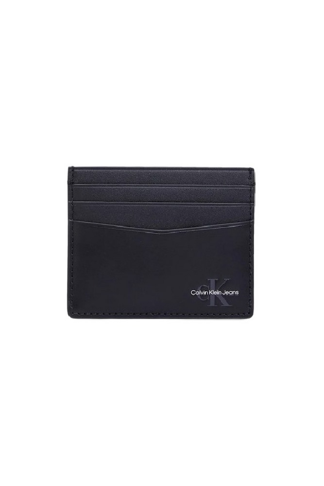 CALVIN KLEIN JEANS MONOGRAM SOFT CARDCASE 6CC ΠΟΡΤΟΦΟΛΙ ΑΝΔΡΙΚΟ BLACK