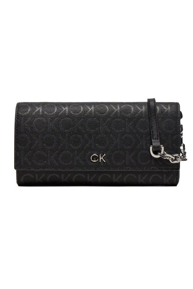 CALVIN KLEIN  DAILY LG TRIFOLD XBODY MONO ΤΣΑΝΤΑ ΓΥΝΑΙΚΕΙΑ BLACK