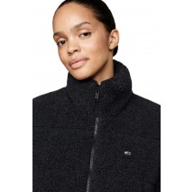 TOMMY JEANS CRP TEDDY ESSENTIAL PUFFER ΜΠΟΥΦΑΝ ΓΥΝΑΙΚΕΙΟ BLACK