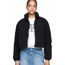 TOMMY JEANS CRP TEDDY ESSENTIAL PUFFER ΜΠΟΥΦΑΝ ΓΥΝΑΙΚΕΙΟ BLACK