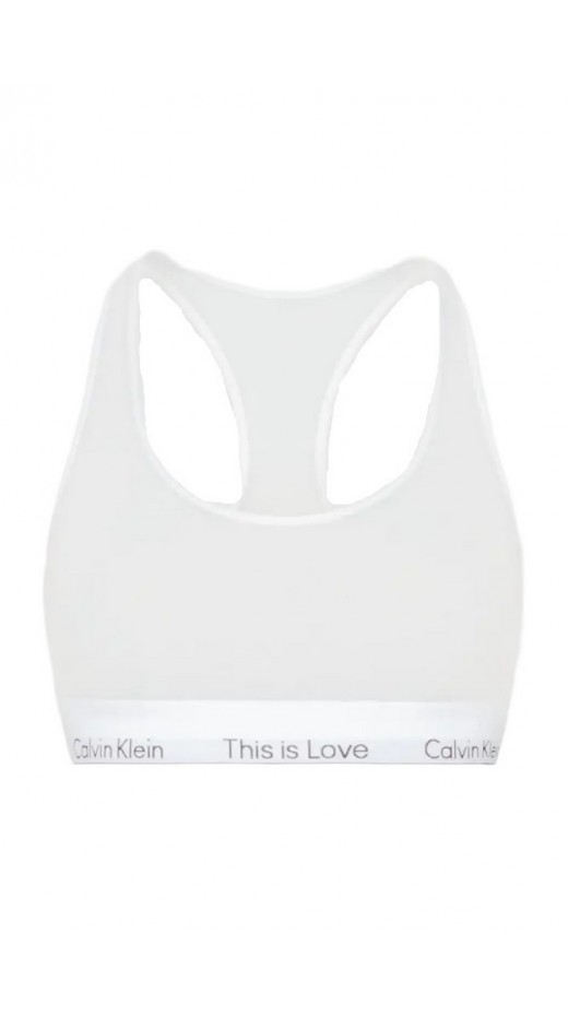 CALVIN KLEIN JEANS UNINED BRALETTE ΕΣΩΡΟΥΧΟ ΓΥΝΑΙΚΕΙΟ WHITE