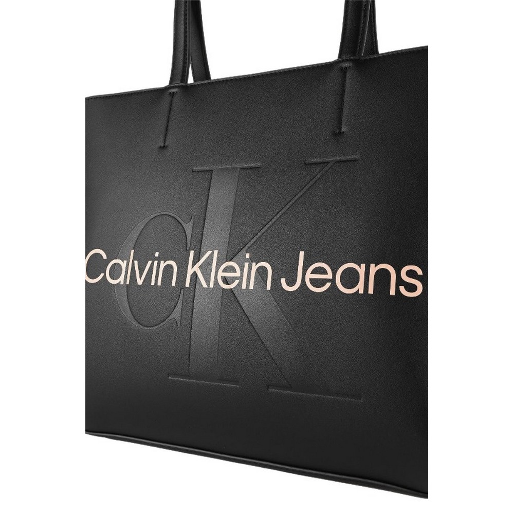 CALVIN KLEIN JEANS SHOPPER ΤΣΑΝΤΑ ΓΥΝΑΙΚΕΙΑ BLACK