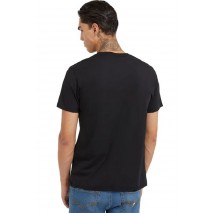 GUESS METALLIC T-SHIRT ΜΠΛΟΥΖΑ ΑΝΔΡΙΚΗ BLACK