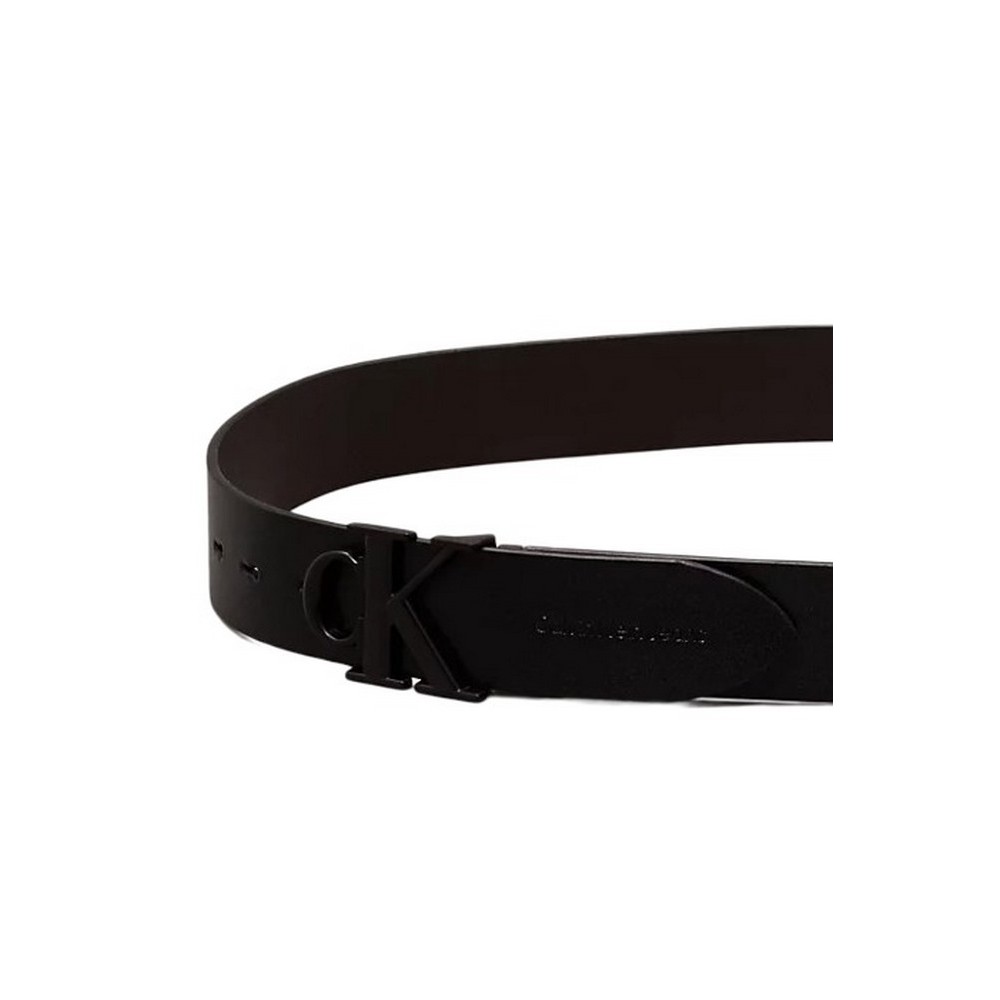 CALVIN KLEIN JEANS RO MONO REV/ADJ LTHR BELT 35MM ΖΩΝΗ ΑΝΔΡΙΚΗ BLACK