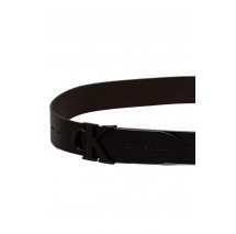 CALVIN KLEIN JEANS RO MONO REV/ADJ LTHR BELT 35MM ΖΩΝΗ ΑΝΔΡΙΚΗ BLACK